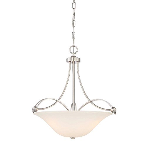 Home Decorators Collection 3 Light Brushed Nickel Pendant Model 1001567759