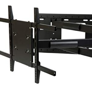 Wall Mount World - Universal Wall Mount Bracket with 40 Inch Extension 90 Degree Swivel Left and Right fits LG 55" 50" 49" 43" TVs
