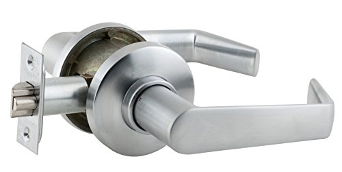 SCHLAGE - S10D SAT 626 16-203 10-001 S10D SAT 626 Series S Grade 2 Tubular Lock, Passage Function, Keyless, Saturn Design, Satin Chrome Finish