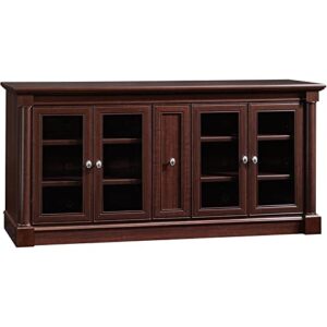 sauder palladia credenza, for tv’s up to 70″, select cherry finish