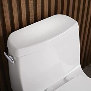 KOHLER 30810-0 Santa Rosa One-Piece Compact Elongated 1.28 Gpf Toilet With Revolution 360 Swirl Flushing Technology