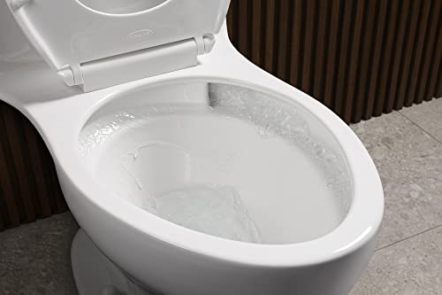 KOHLER 30810-0 Santa Rosa One-Piece Compact Elongated 1.28 Gpf Toilet With Revolution 360 Swirl Flushing Technology