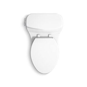 KOHLER 30810-0 Santa Rosa One-Piece Compact Elongated 1.28 Gpf Toilet With Revolution 360 Swirl Flushing Technology