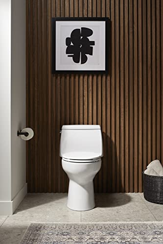 KOHLER 30810-0 Santa Rosa One-Piece Compact Elongated 1.28 Gpf Toilet With Revolution 360 Swirl Flushing Technology