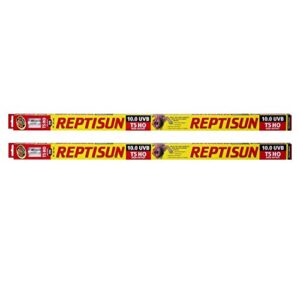 (2 pack) zoo med 26062 reptisun 10.0 t5-ho uvb 39w fluorescent lamp, 34″