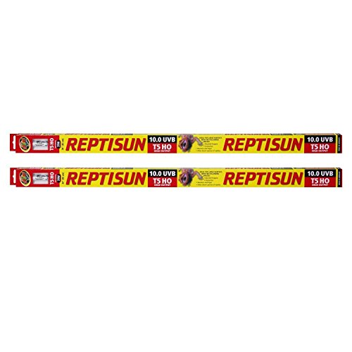 (2 Pack) Zoo Med 26062 Reptisun 10.0 T5-Ho Uvb 39W Fluorescent Lamp, 34"
