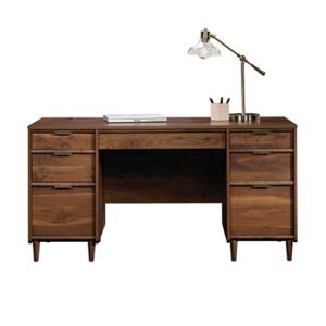 Sauder Clifford Place Executive Desk, Grand Walnut finish