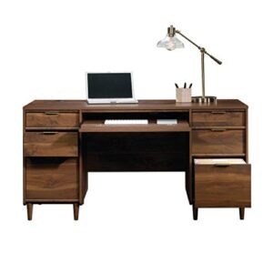 Sauder Clifford Place Executive Desk, Grand Walnut finish