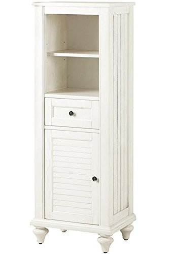 Home Decorators Collection Hamilton Linen Bath Cabinet, 52.5" Hx18.75 Wx14 D, Ivory