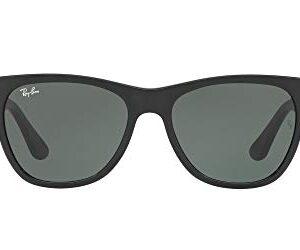 Ray-Ban RB4184 Square Sunglasses, Black/Green, 54 mm