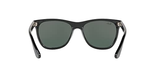 Ray-Ban RB4184 Square Sunglasses, Black/Green, 54 mm