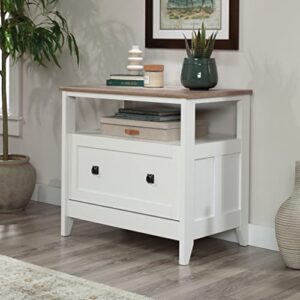 Sauder August Hill Lateral File, L: 19.53" x W: 32.28" x H: 29.25", Soft White Finish