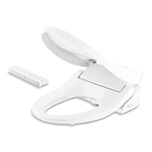 Kohler 28119-0 C3-325 Bidet Seat with Remote Featuring Spa and 3D wash Modes, Elongated, White