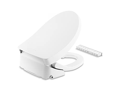 Kohler 28119-0 C3-325 Bidet Seat with Remote Featuring Spa and 3D wash Modes, Elongated, White