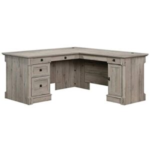 sauder 424811 palladia l-desk, split oak finish