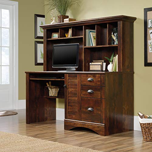 Sauder Harbor View Computer Desk, Curado Cherry Finish