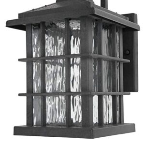 Home Decorators Collection Summit Ridge Collection Zinc Motion Sensor Outdoor Integrated LED Small Wall Mount Lantern