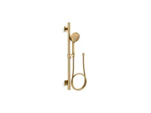 kohler 99242-y-2mb awaken g110 deluxe handshower kit, vibrant brushed moderne brass