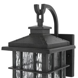 Home Decorators Collection Summit Ridge Collection Zinc Outdoor Integrated LED Dusk-to-Dawn Medium Wall Lantern