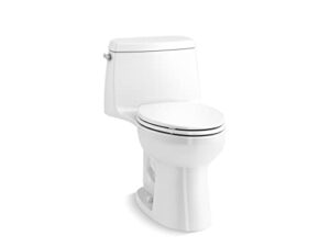kohler 30811-0 santa rosa one-piece compact elongated 1.6 gpf toilet, white