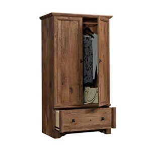 Sauder Palladia Armoire, Vintage Oak finish