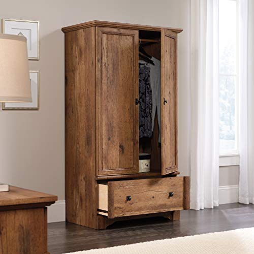 Sauder Palladia Armoire, Vintage Oak finish