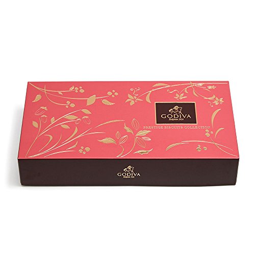 Godiva Chocolatier Assorted Chocolate Box of Biscuits, 20 pc., 5.8 ounces