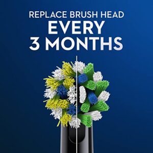 Oral-B CrossAction Electric Toothbrush Replacement Brush Heads, Black, 6 Count