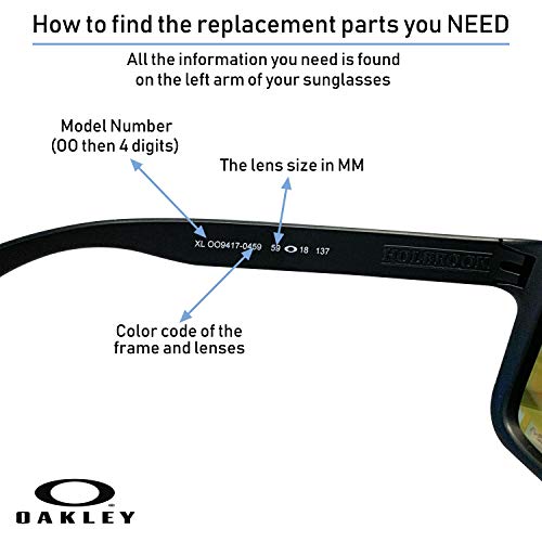 Oakley Original Half Jacket 2.0 XL OO9154 Replacement Lenses For Men For Women+BUNDLE Microfiber Cloth Bag (Shiny Black Iridium)