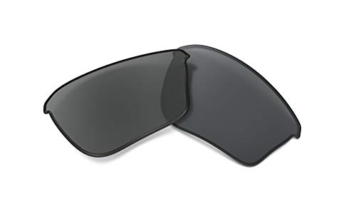 Oakley Original Half Jacket 2.0 XL OO9154 Replacement Lenses For Men For Women+BUNDLE Microfiber Cloth Bag (Shiny Black Iridium)