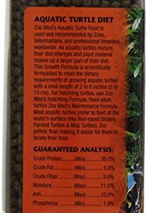 Zoo Med Natural Aquatic Turtle Food, Growth Formula, 13-Ounce