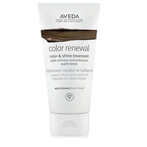 aveda color renewal color & shine treatment – warm brown 150 ml