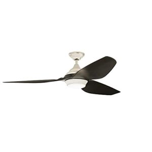 home decorators collection yg638-bn bachton 60 in. led dc motor brushed nickel ceiling fan
