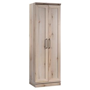 sauder homeplus storage cabinet, l: 17.01″ x w: 23.31″ x h: 71.18″, pacific maple finish