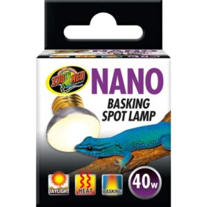 zoo med nano basking spot lamp 40 watt – pack of 4