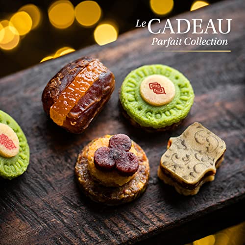 Laumière Gourmet Fruits - Le Cadeau Parfait Collection - Square (16 Pcs) - Dry Fruits and Nuts Gift Box - All Natural California Holiday Fruits & Nuts - No Added Sugar - Gluten Free Basket