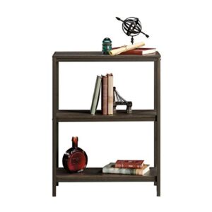 Sauder,3 shelves North Avenue Bookcase, Smoked Oak finish