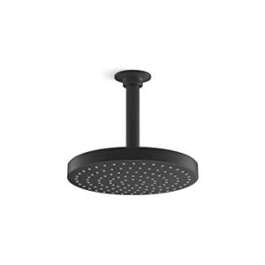 Kohler 76464-Y-BL 8" Awaken RAINHEAD, Matte Black