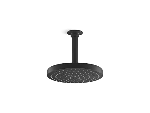 Kohler 76464-Y-BL 8" Awaken RAINHEAD, Matte Black