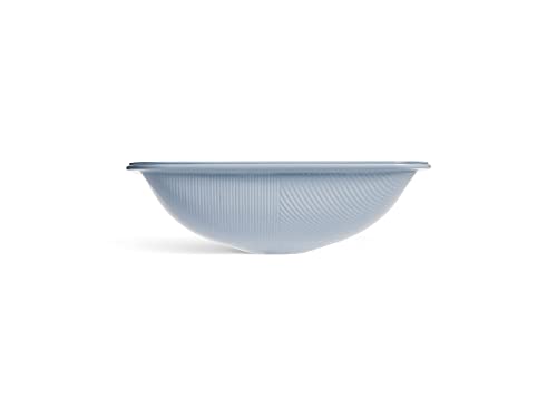 KOHLER K-28823-G1-B11 ARTIST EDITIONS Yepsen Collection Glass Undermount Bathroom Sink 17" x 13"Rectangle Basin Opaque Dusk