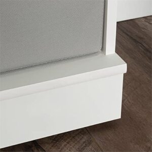 Sauder HomePlus 2-Door Storage Cabinet in Soft White, Soft White Finish