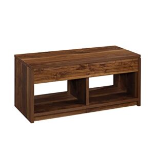 sauder harvey park lift-top coffee table, l: 42.953″ x h: 18.976″ x w: 19.134″, grand walnut finish