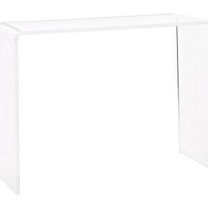 Pure Dcor Pure Decor Acrylic Console Table, 29hx38wx15, Clear