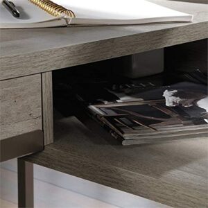 Sauder Manhattan Gate L-Shaped Desk, Mystic Oak finish