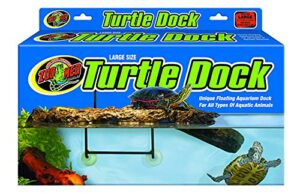 large floating turtle dock – allow your aquatic turtles to get some fresh air – includes attached dbdpet pro-tip guide