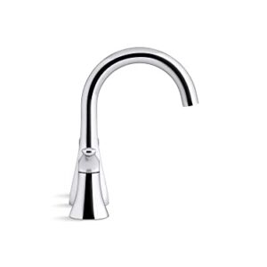 Kohler 27390-4-CP Simplice Bathroom Sink Faucet, 1.2 gpm, Polished Chrome