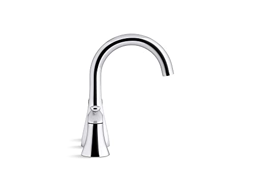 Kohler 27390-4-CP Simplice Bathroom Sink Faucet, 1.2 gpm, Polished Chrome