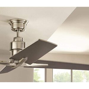 Home Decorators Collection Virginia Highland 56 in. Indoor Brushed Nickel Ceiling Fan with Remote Control