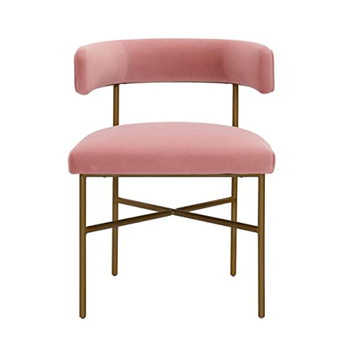 Tov Furniture Kim Performance Velvet Chair (Blush)