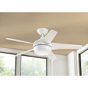 Home Decorators Collection 51566 Windward 44 in. LED Indoor Matte White Ceiling Fan